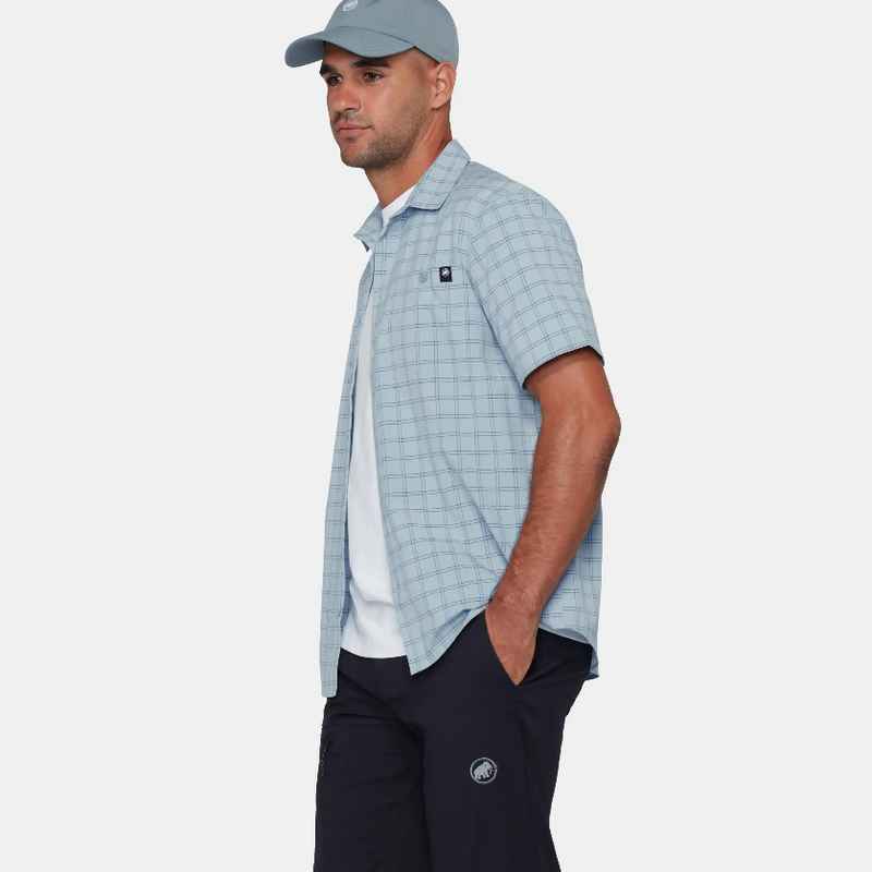 Load image into Gallery viewer, Mammut Men's Lenni Short Sleeve Shirt Nebla-Tschiel 1015-01471-50663
