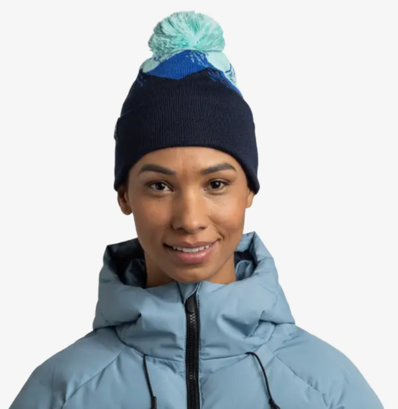 Load image into Gallery viewer, Buff Unisex Knitted Beanie Tatik Night Blue 136686.779.10.00
