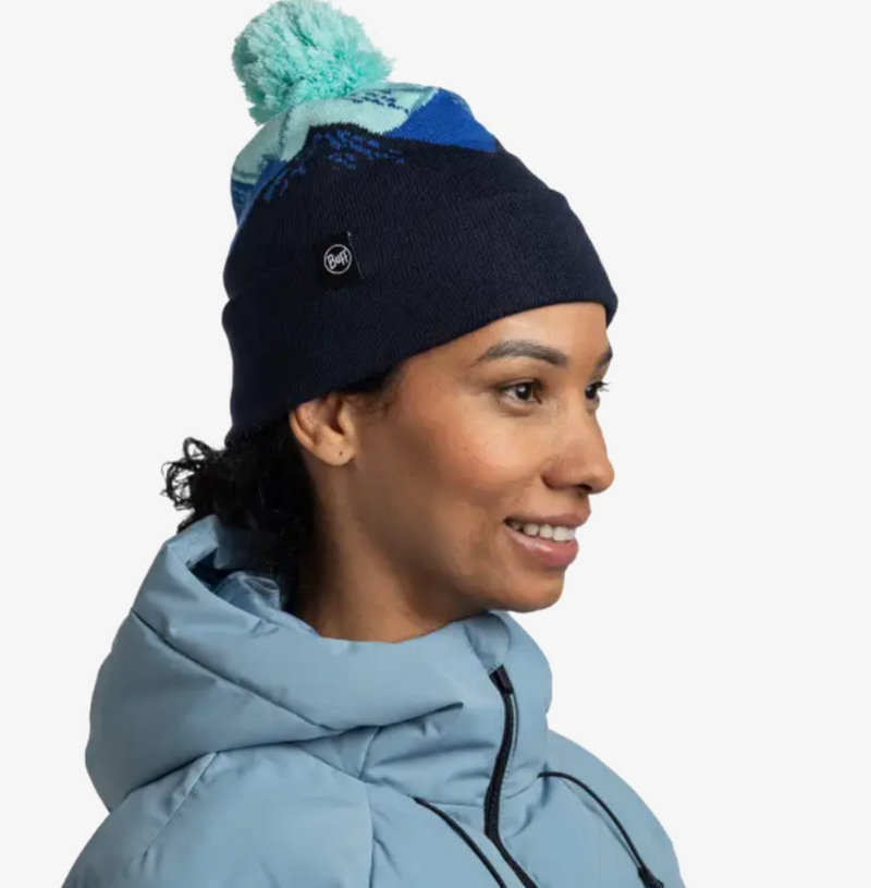 Load image into Gallery viewer, Buff Unisex Knitted Beanie Tatik Night Blue 136686.779.10.00
