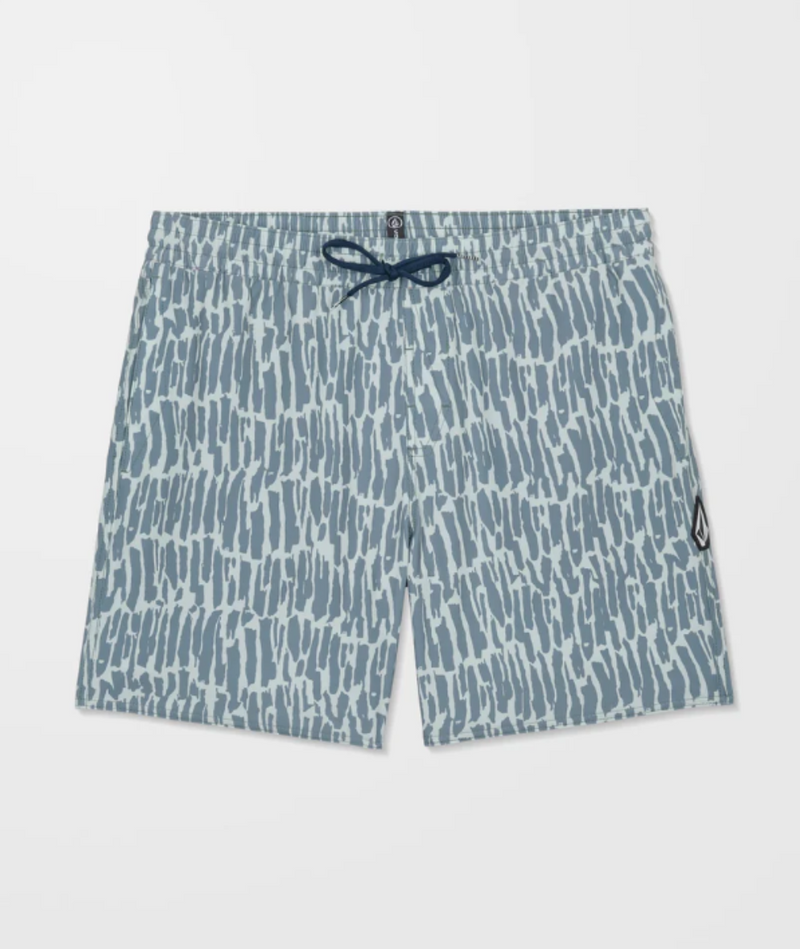 Load image into Gallery viewer, Volcom Men's Melange Trunk 17" Boardshort Tradewinds A2512613_TWD
