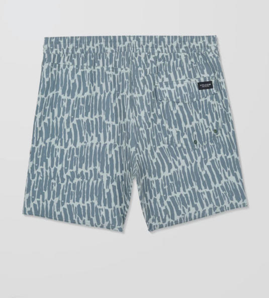 Volcom Men's Melange Trunk 17" Boardshort Tradewinds A2512613_TWD