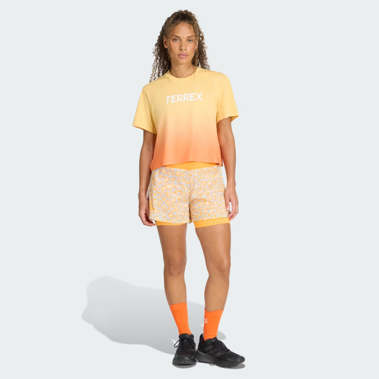Load image into Gallery viewer, Adidas Terrex Women's Multi T-Shirt Orange KB7351
