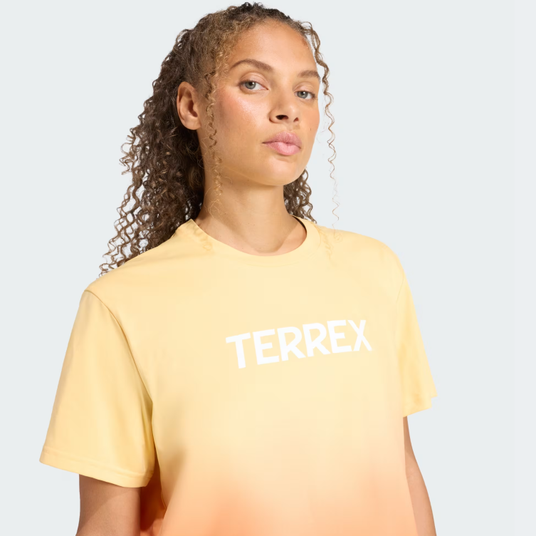 Load image into Gallery viewer, Adidas Terrex Women's Multi T-Shirt Orange KB7351
