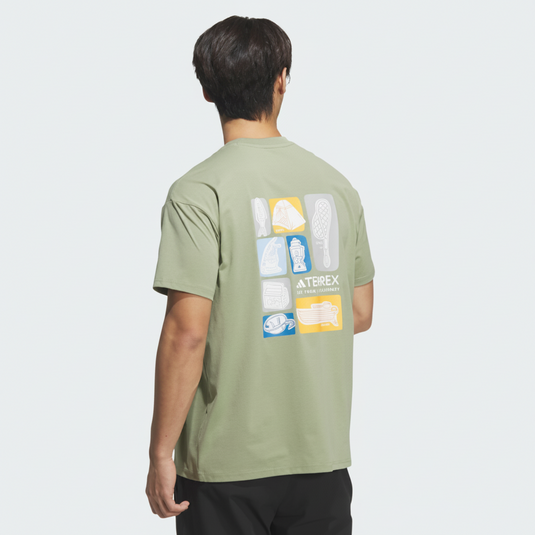 Adidas Terrex Men's Xploric Climacool Camp T-Shirt Tent Green KS0286
