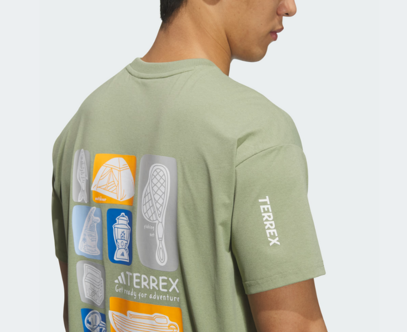 Load image into Gallery viewer, Adidas Terrex Men's Xploric Climacool Camp T-Shirt Tent Green KS0286
