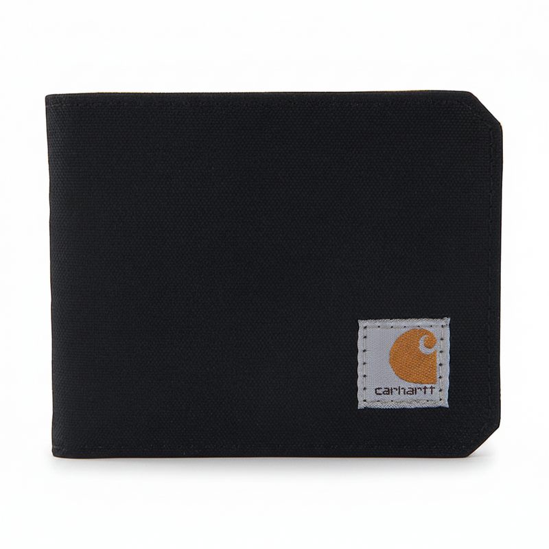 Load image into Gallery viewer, Carhartt Unisex Nylon Duck Bifold Wallet Black 801983-002
