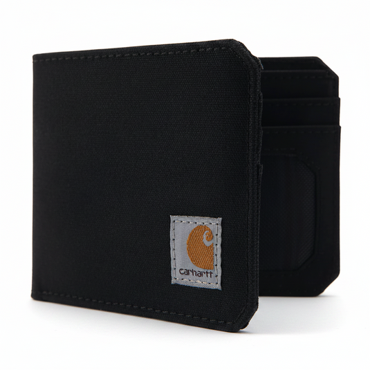 Carhartt Unisex Nylon Duck Bifold Wallet Black 801983-002