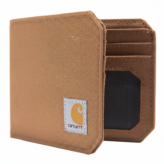 Carhartt Unisex Nylon Duck Bifold Wallet Brown 801983-211