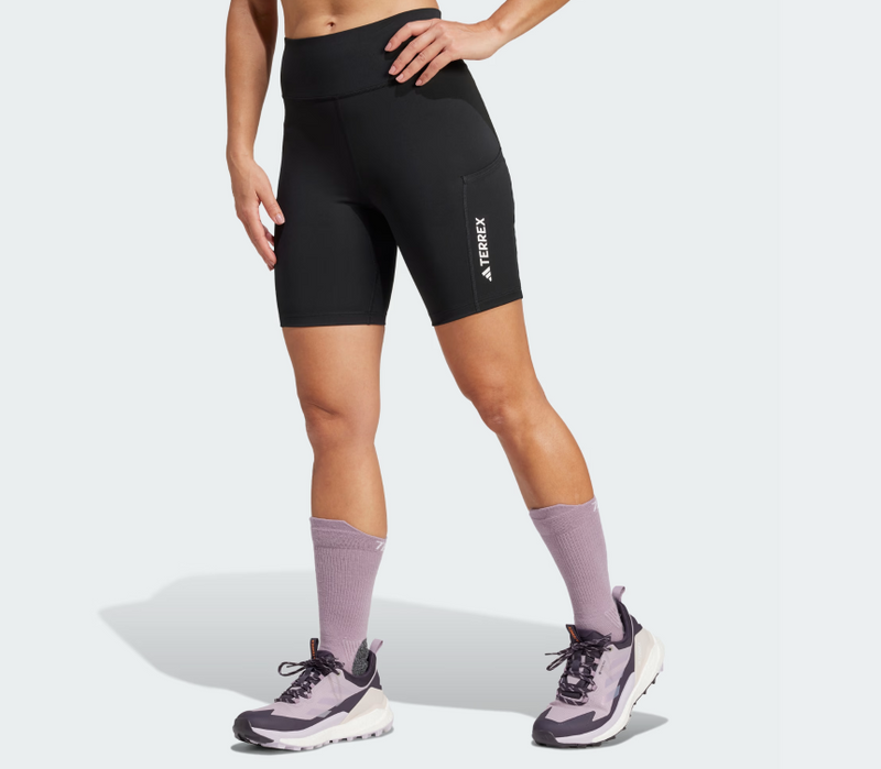Load image into Gallery viewer, Adidas Women's Terrex Multi 8-Inch Tight Shorts Black JF1272
