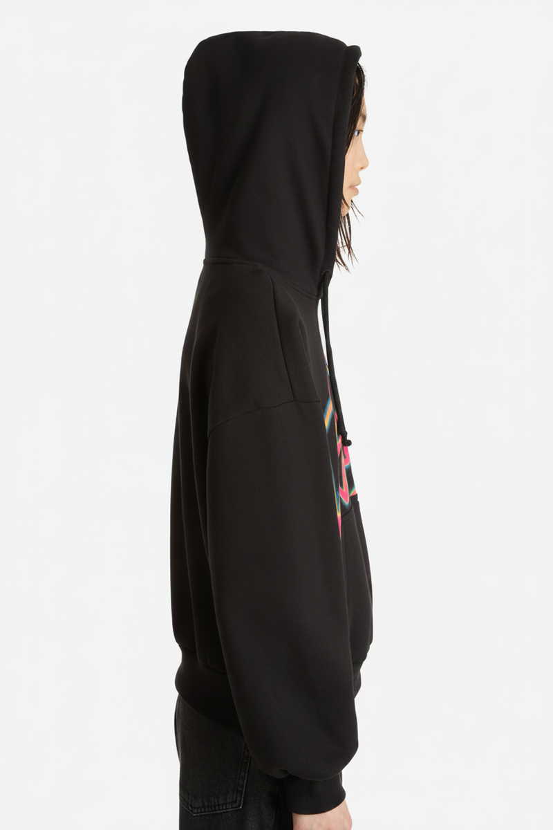 Load image into Gallery viewer, Vans Women's Outer Ring Retro Hoodie Black VN000Q38BLK
