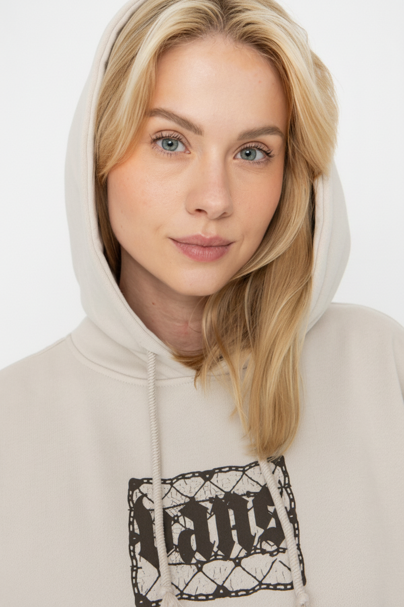 Load image into Gallery viewer, Vans Women's After Dark Retro Hoodie Taupe Mist VN000Q39EN91
