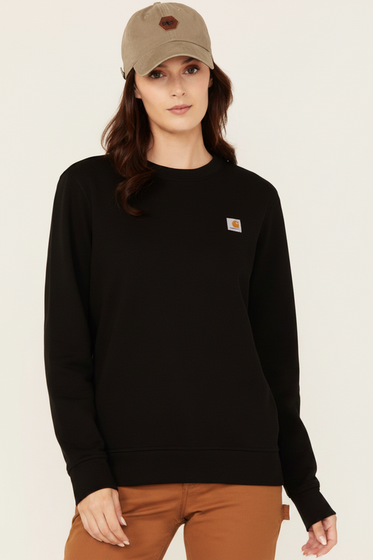 Carhartt Women's Relaxed Midweight French Terry Crewneck Sweatshirt Fit 106179-N04