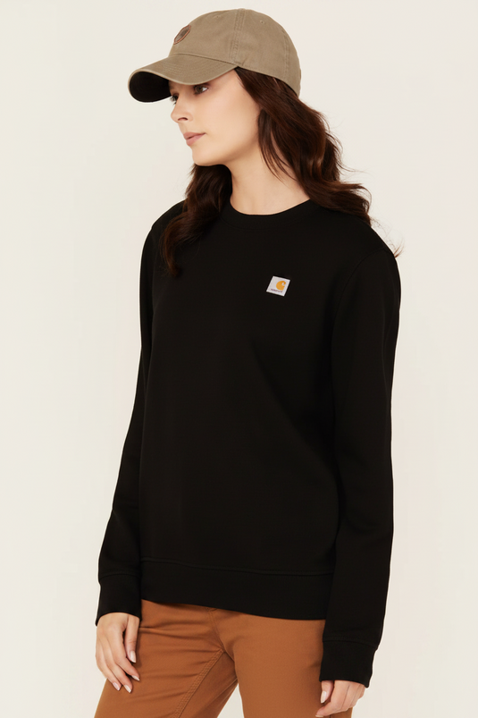 Carhartt Women's Relaxed Midweight French Terry Crewneck Sweatshirt Fit 106179-N04