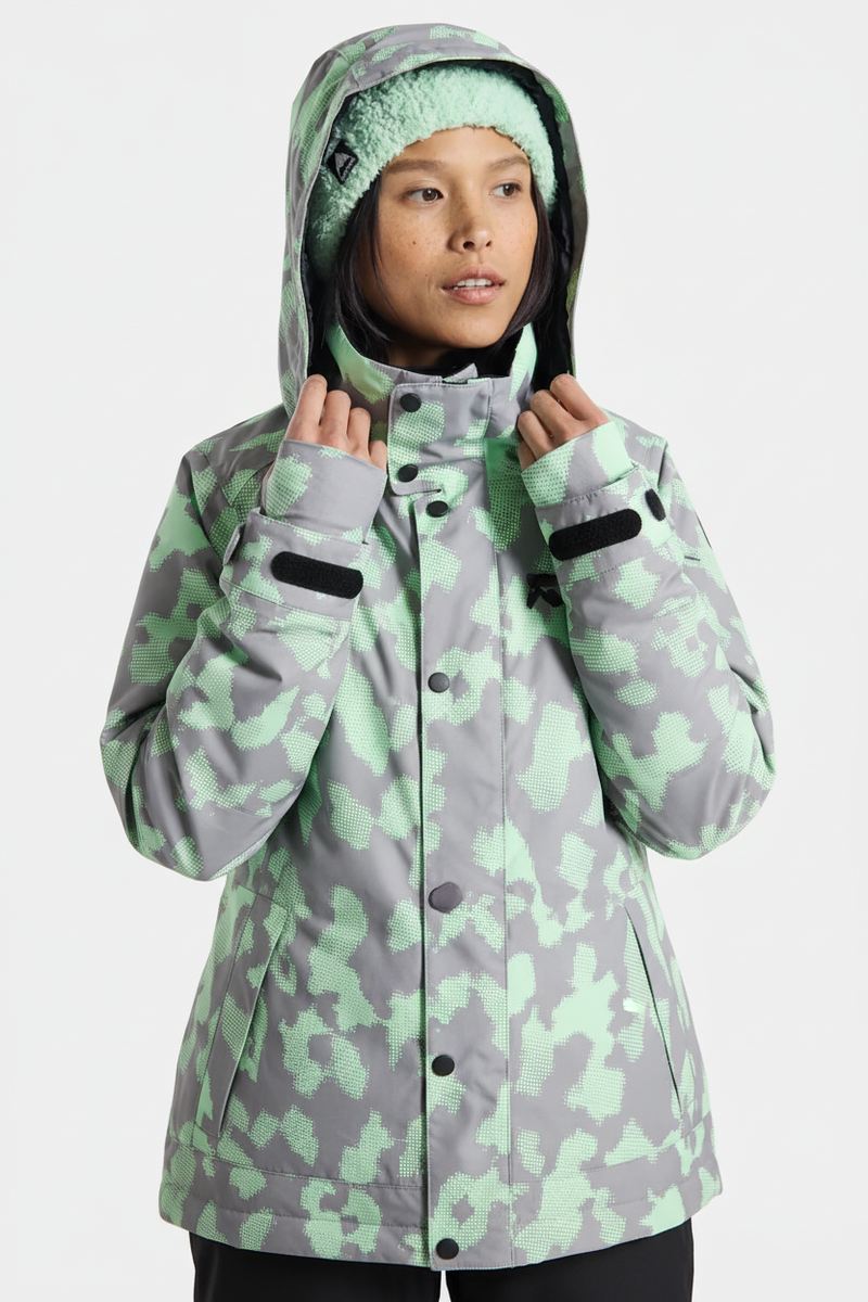 Load image into Gallery viewer, Burton Women's Jet Set 2L Jacket Rosette 10081109652
