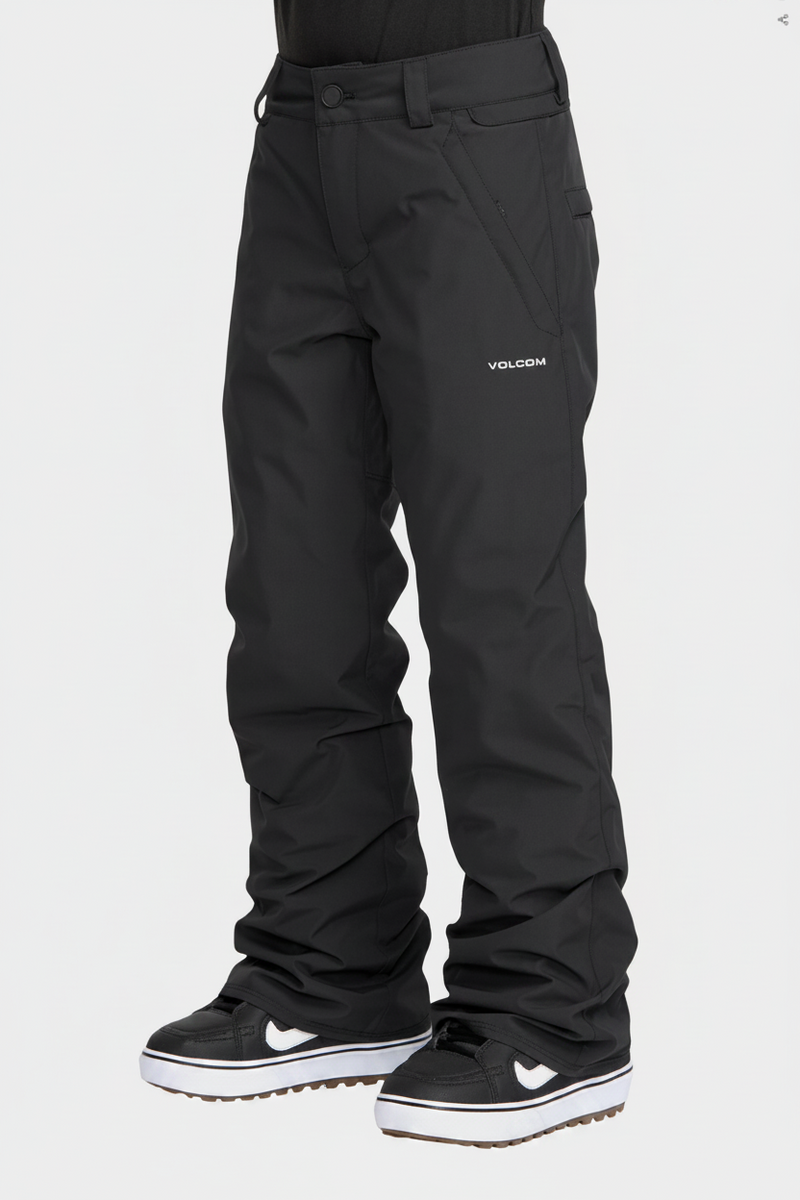 Load image into Gallery viewer, Volcom Kid's Freakin Chino Youth Insulated Pants Black 1252301-BLK
