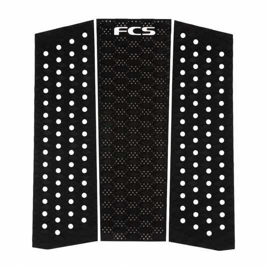FCS T-3 Mid Eco Traction Surf Pad Black FT3M3