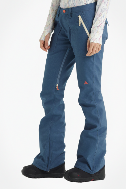 Burton Women's Vida Stretch Snow Pants Light Denim 21447100400