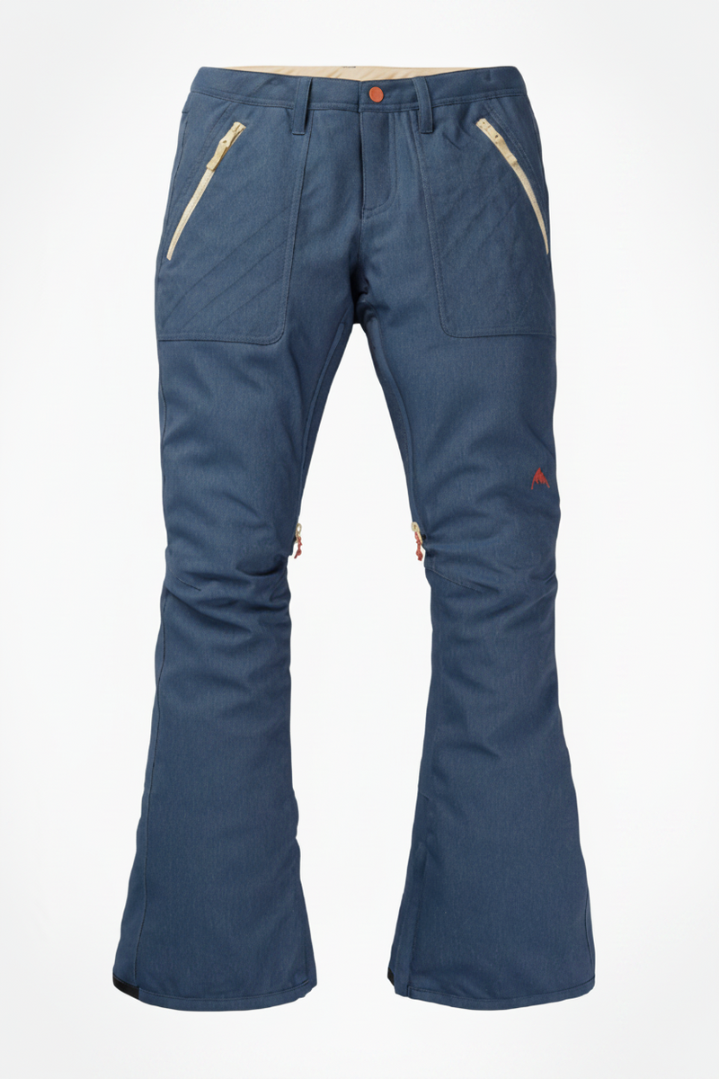 Load image into Gallery viewer, Burton Women's Vida Stretch Snow Pants Light Denim 21447100400
