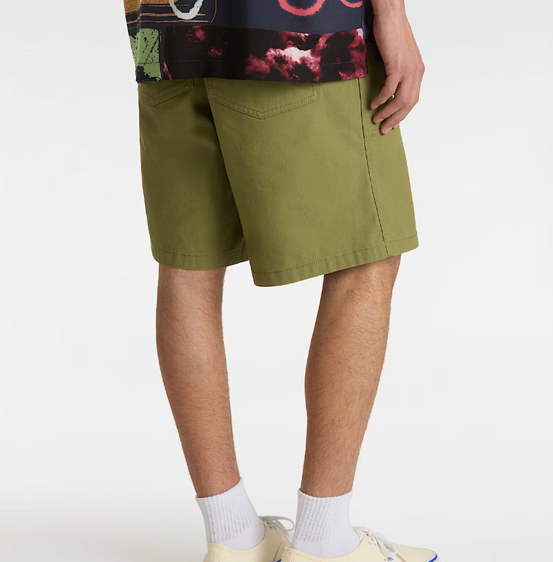 Load image into Gallery viewer, Vans Men's Fatigue Loose Shorts Loden Green VN000M3AZBF
