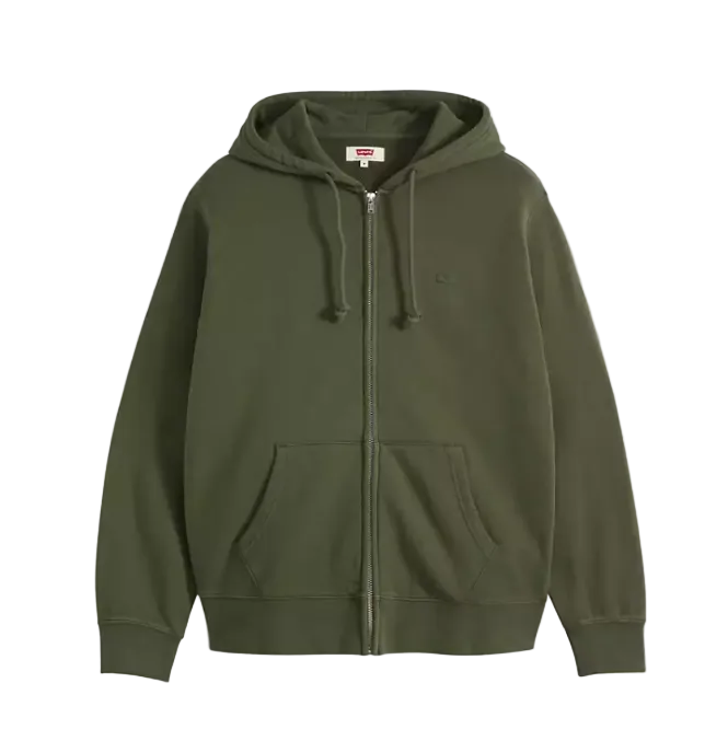Load image into Gallery viewer, Levi's Men's New Original Zip-up Hoodie Green 345840050
