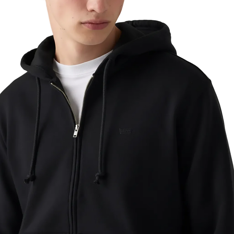 Load image into Gallery viewer, Levi's Men's New Original Zip-Up Hoodie Black 345840047
