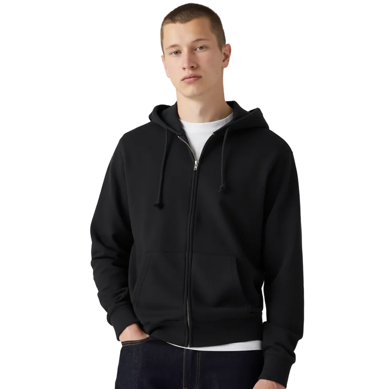 Load image into Gallery viewer, Levi's Men's New Original Zip-Up Hoodie Black 345840047
