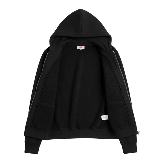 Levi's Men's New Original Zip-Up Hoodie Black 345840047
