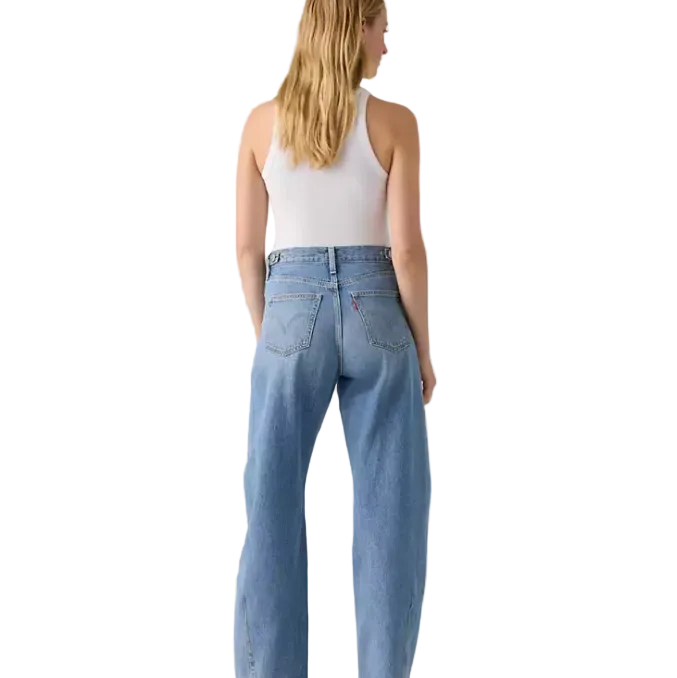 Load image into Gallery viewer, Levi's Women's Cinch Barrel Jeans Medium Wash 003V50002
