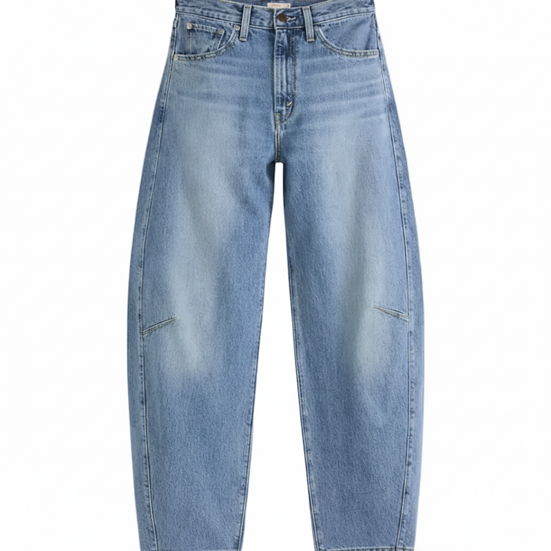 Load image into Gallery viewer, Levi's Women's Cinch Barrel Jeans Medium Wash 003V50002

