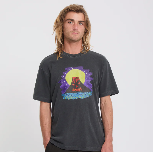 Load image into Gallery viewer, Volcom Men's Ozzy I T-Shirt Black A4332609_BLK
