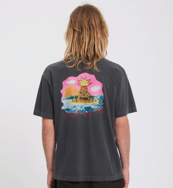 Load image into Gallery viewer, Volcom Men's Ozzy I T-Shirt Black A4332609_BLK
