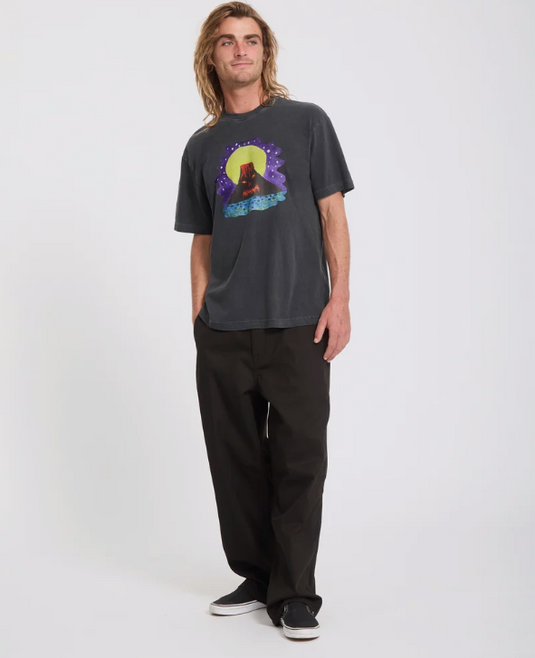 Volcom Men's Ozzy I T-Shirt Black A4332609_BLK