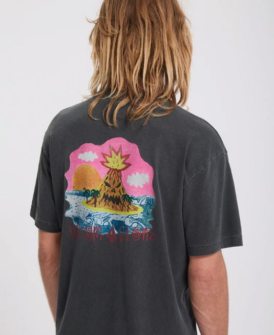 Volcom Men's Ozzy I T-Shirt Black A4332609_BLK