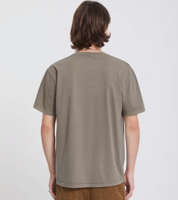 Load image into Gallery viewer, Volcom Men's Solid Stone T-Shirt Earth A5232601_ETH
