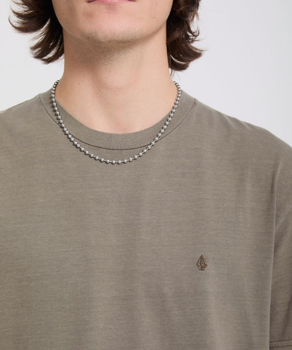Load image into Gallery viewer, Volcom Men's Solid Stone T-Shirt Earth A5232601_ETH

