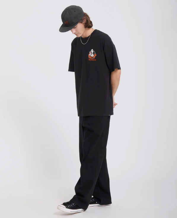 Load image into Gallery viewer, Volcom Men's Always Grinding T-Shirt Black A4332608_BLK
