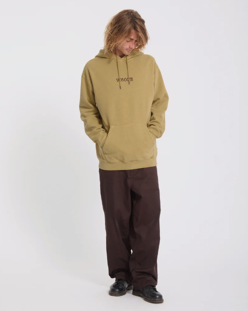 Load image into Gallery viewer, Volcom Men's Big Stone Hoodie Mustard A4132614-MUS

