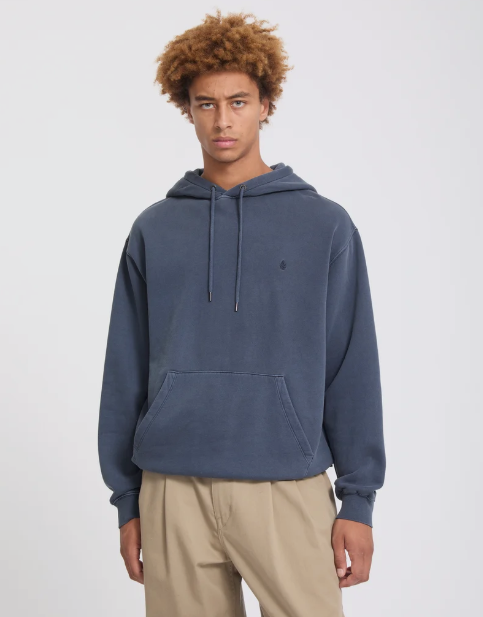 Load image into Gallery viewer, Volcom Men's Single Stone Hoodie Storm Blue A4132615_SRB
