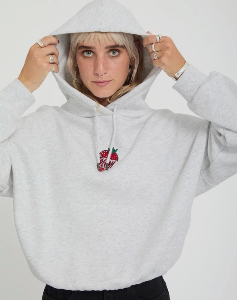 Load image into Gallery viewer, Volcom Women's Eyeson Hoodie Bone Heather B4132606_BNH
