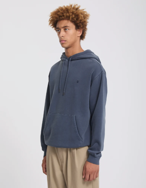 Load image into Gallery viewer, Volcom Men's Single Stone Hoodie Storm Blue A4132615_SRB

