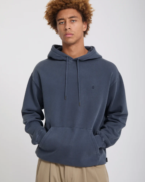 Load image into Gallery viewer, Volcom Men's Single Stone Hoodie Storm Blue A4132615_SRB
