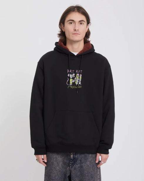 Load image into Gallery viewer, Volcom Men's Ozzy Hoodie Black A4132604_BLK
