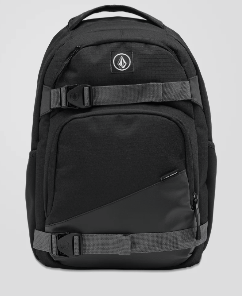 Volcom Unisex Grindstone Skate Backpack Black D6512501_BLK