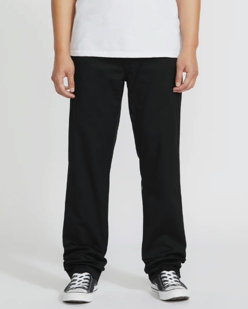 Volcom Men's Frickin Modern Stretch Trousers Black A1112613_BLK