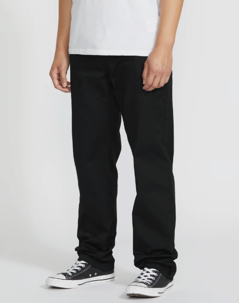 Load image into Gallery viewer, Volcom Men's Frickin Modern Stretch Trousers Black A1112613_BLK
