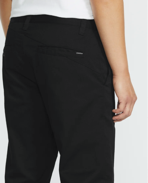 Volcom Men's Frickin Modern Stretch Trousers Black A1112613_BLK