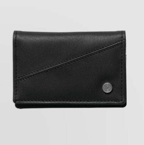 Load image into Gallery viewer, Volcom Unisex Straight Up Cardholder Black D6032503-BLK
