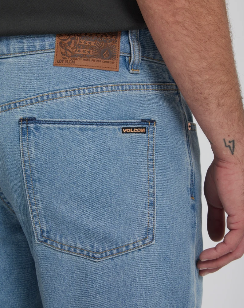 Load image into Gallery viewer, Volcom Men's Fivedown Jeans Blue A1912615_BLU
