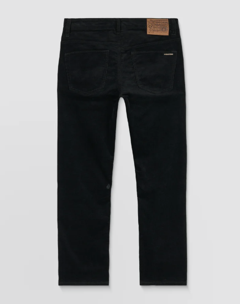 Load image into Gallery viewer, Volcom Men's Solver 5 Pockets Corduroy Trousers Black A1132601_BLK
