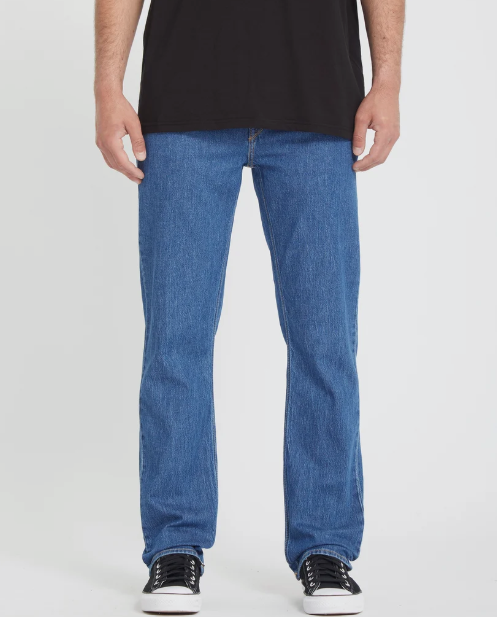 Volcom Men's Solver Jeans Bold Blue A1912617-BDL